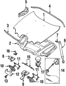 Foto de Cable Abre Capo Original para Jaguar S-Type Marca JAGUAR N�mero de Parte XR826347
