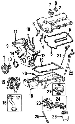 Foto de Tap�n de Aceite Original para Jaguar S-Type Marca JAGUAR N�mero de Parte XR85227