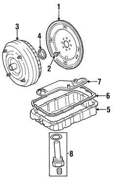 Foto de Convertidor de Torque Original para Jaguar S-Type Jaguar XF Marca JAGUAR N�mero de Parte C2C6703