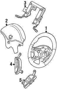 Foto de Interruptor Control de Crucero Original para Jaguar Marca JAGUAR N�mero de Parte C2C17363