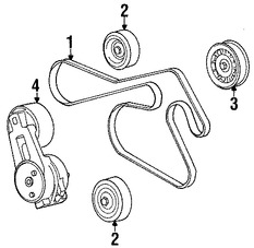 Foto de Banda serpentina Original para Jaguar X-Type Marca JAGUAR N�mero de Parte C2S24900