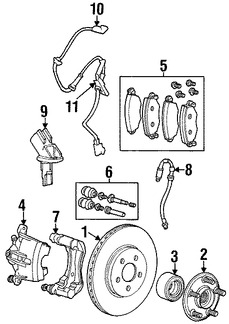 Foto de Maza de la Rueda Original para Jaguar X-Type Marca JAGUAR Nmero de Parte C2S8056