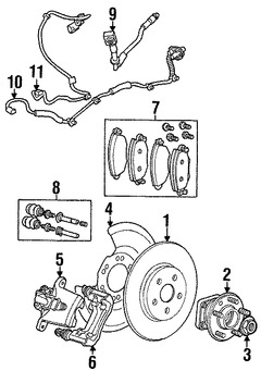 Foto de Tuerca de Eje Original para Jaguar X-Type Marca JAGUAR N�mero de Parte C2S51676