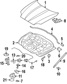 Foto de Panel de Cap Original para Jaguar XK Jaguar XKR Jaguar XKR-S Marca JAGUAR Nmero de Parte C2P21997