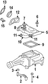 Foto de Empacadura de Supercargador Original para Jaguar XK Jaguar XKR Marca JAGUAR Nmero de Parte AJ86925