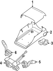 Foto de Interruptor del limpiaparabrisas Original para Jaguar Marca JAGUAR Nmero de Parte C2Z11721