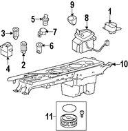 Foto de Carcasa del tomacorriente para accesorios 12 volti Original para Jaguar XK Jaguar XKR Jaguar XKR-S Marca JAGUAR Nmero de Parte C2P5433