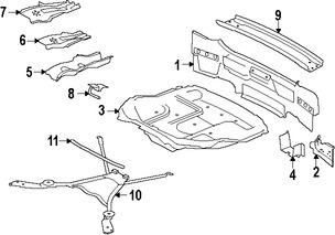 Foto de Panel posterior Original para Jaguar XK Jaguar XKR Jaguar XKR-S Marca JAGUAR N�mero de Parte C2P4630