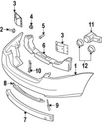 Foto de Extensi�n del parachoques Original para Jaguar XK 2007 2008 2009 Jaguar XKR 2007 2008 2009 Marca JAGUAR N�mero de Parte C2P8245