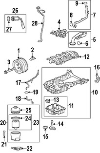 Foto de Sensor de Nivel de Aceite de Motor Original para Jaguar Marca JAGUAR N�mero de Parte AJ812432