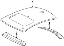 Foto de Panel de Techo Original para Jaguar XF Jaguar XFR Jaguar XFR-S Marca JAGUAR N�mero de Parte C2Z26299