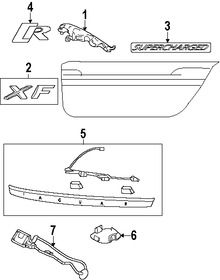 Foto de Cubierta de Panel de Instrumentos Original para Jaguar XF Jaguar XFR Jaguar XFR-S Marca JAGUAR Nmero de Parte C2Z3516