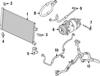 Foto de Manguera de succin Refrigerante Aire Acondicionad Original para Jaguar XF 2016 2017 Jaguar  2017 Marca JAGUAR Nmero de Parte T2H15504