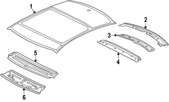 Foto de Panel de Techo Original para Jaguar XF 2016 2017 Marca JAGUAR N�mero de Parte T2H19165