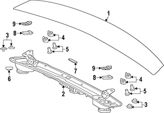 Foto de Alern / Spoiler Original para Jaguar F-Type 2014 2015 2016 2017 Marca JAGUAR Nmero de Parte T2R3383LML