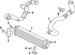 Foto de Sensor de Temperatura de Carga de Aire Original para Jaguar Marca JAGUAR N�mero de Parte AJ811668