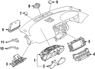 Foto de Sensor de Temperatura del Aire de la Cabina Original para Jaguar  Jaguar XJ Jaguar XJR Jaguar F-Type Jaguar XF Marca JAGUAR Nmero de Parte T2H6173