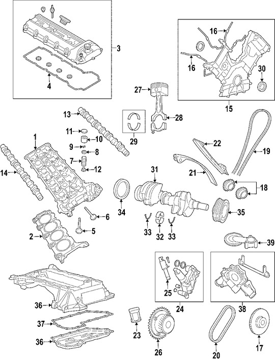 Foto de Engranaje del Cigueal Original para Jaguar Marca JAGUAR Nmero de Parte AJ82293