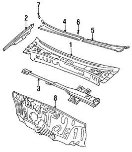 Foto de Enganche de cubierta de parachoques Original para Hyundai Kia Marca KIA Nmero de Parte 8615737000