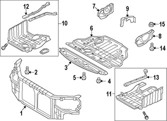 Foto de Perno de la barra de impacto del parachoque Original para Hyundai Kia Marca KIA Nmero de Parte 1125408306B