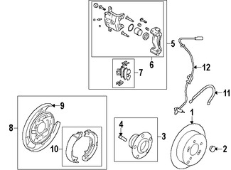 Foto de Conjunto de Cojinete de Rodamiento y Maza Original para Hyundai Kia Marca KIA Nmero de Parte 527303S200