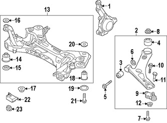 Brazos De Control Inferiores Traseros Para KIA Sportage 2015 - Izquierdo Y Derecho, Marca KARLMANN