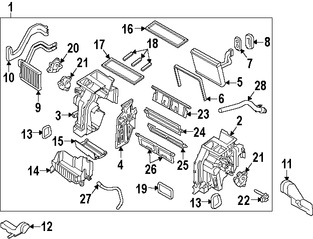 Foto de Mando de la Compuerta Mezcladora Original para Kia Hyundai Marca KIA Nmero de Parte 971594R050