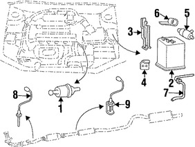 Foto de Solenoide de Purga del Canister Original para Hyundai Kia Marca KIA Nmero de Parte 2891022040