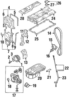 Foto de Polea del cigueal Original para Hyundai Accent Kia Rio Kia Rio5 Marca KIA Nmero de Parte 2312426030