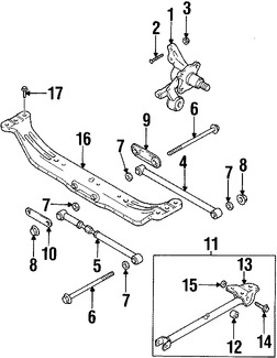 Foto de Buje del Muon de Suspensin Original para Hyundai Elantra Hyundai Tiburon Hyundai Tucson Kia Sportage Marca KIA Nmero de Parte 5511629000