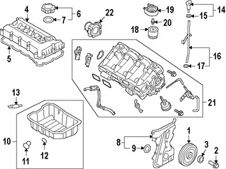 Foto de C�rter Original para Kia Hyundai Marca KIA N�mero de Parte 215102G500