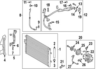 Foto de V�lvula de Alivio del Compresor Original para Hyundai Kia Marca KIA N�mero de Parte 976743M001
