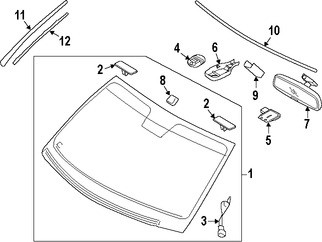 Foto de Sensor de Lluvia Original para Hyundai Genesis Hyundai Veracruz Hyundai Equus Hyundai Azera Kia Cadenza Marca KIA N�mero de Parte 960003L000