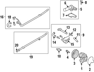 Foto de Kit de Termostato de Refrigerante del Motor  Original para Hyundai Genesis Hyundai Equus Kia K900 Marca KIA N�mero de Parte 256003F500