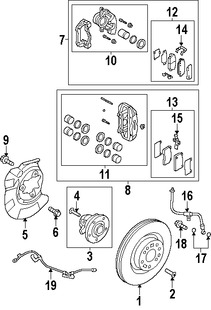 Foto de Arandela de Manguera Hidrulica al Caliper Original para Hyundai  Kia Marca KIA Nmero de Parte 587971R000