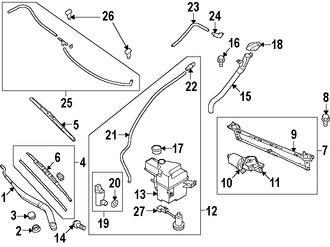 Foto de Perno de cubierta de parachoques Original para Kia Rondo Kia Soul Kia Sportage Hyundai Genesis Coupe Marca KIA N�mero de Parte 1125306257B
