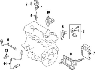 Foto de Sensor de Detonacin Original para Hyundai  Kia Marca KIA Nmero de Parte 392502B020