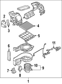 Foto de Motor de Control de Ajuste de Aire HVAC Original para Kia Sportage 2005 2006 2007 2008 2009 2010 Marca KIA Nmero de Parte 971241F200