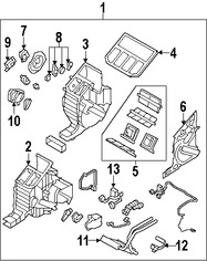 Foto de Sensor de Temperatura Aire y Calefaccin Original para Kia Sorento 2007 2008 2009 Marca KIA Nmero de Parte 9722917600