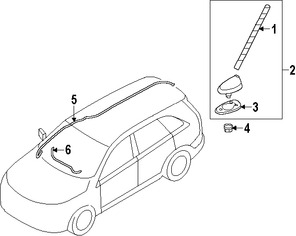Ramble For KIA Sorento Antenna Shark Fin Styling Car Aerial Signal Radio  Auto Antena Automobile Hatchback SUV Super Shark Aerial|Aerials| -  AliExpress