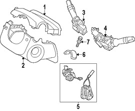 Foto de Cubierta de la Columna de Direccion Original para Kia Sorento 2011 2012 2013 Marca KIA Nmero de Parte 848521U000VA