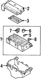 Foto de Rel de Corriente Accesorios Original para Kia Hyundai Marca KIA Nmero de Parte 952202S000