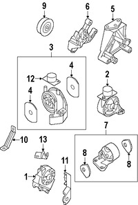 Foto de Tensor de correa Original para Kia Amanti 2004 2005 2006 Marca KIA N�mero de Parte 2162139002