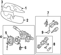 Foto de Interruptor Combinado Original para Kia Amanti 2007 2008 2009 Marca KIA N�mero de Parte 934013F850