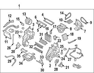 Foto de Sensor de Temperatura de Evaporador Aire Acondicionado Original para Kia Soul 2010 2011 2012 2013 Marca KIA Nmero de Parte 976142K000