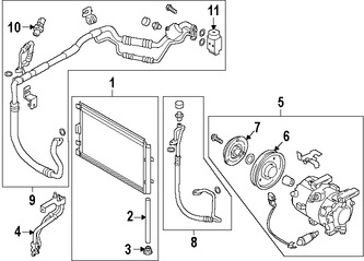 Foto de Manguera de succin Refrigerante Aire Acondicionad Original para Kia Forte Koup 2014 2015 2016 Kia Forte5 2014 2015 2016 Marca KIA Nmero de Parte 97775A2700