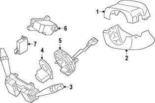 Foto de Interruptor Combinado Original para Kia K900 2015 Marca KIA N�mero de Parte 934003T042