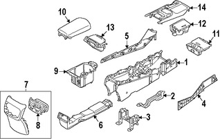 Foto de Ducto de Aire del Panel de Instrumentos Original para Kia K900 2016 2017 Marca KIA Nmero de Parte 970203T100