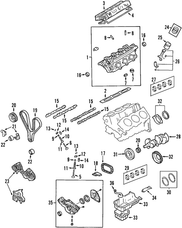 Foto de Culata del motor Original para Hyundai Tiburon Hyundai Tucson Kia Sportage Marca KIA Nmero de Parte 22100372A0