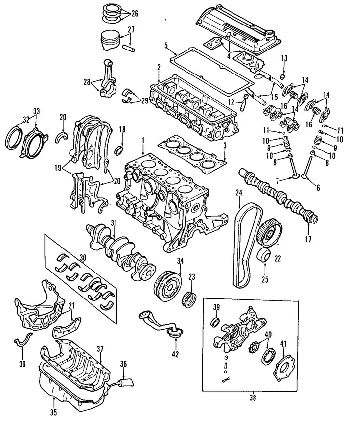 Foto de Biela Original para Kia Sephia 1995 Marca KIA N�mero de Parte MB3H711210